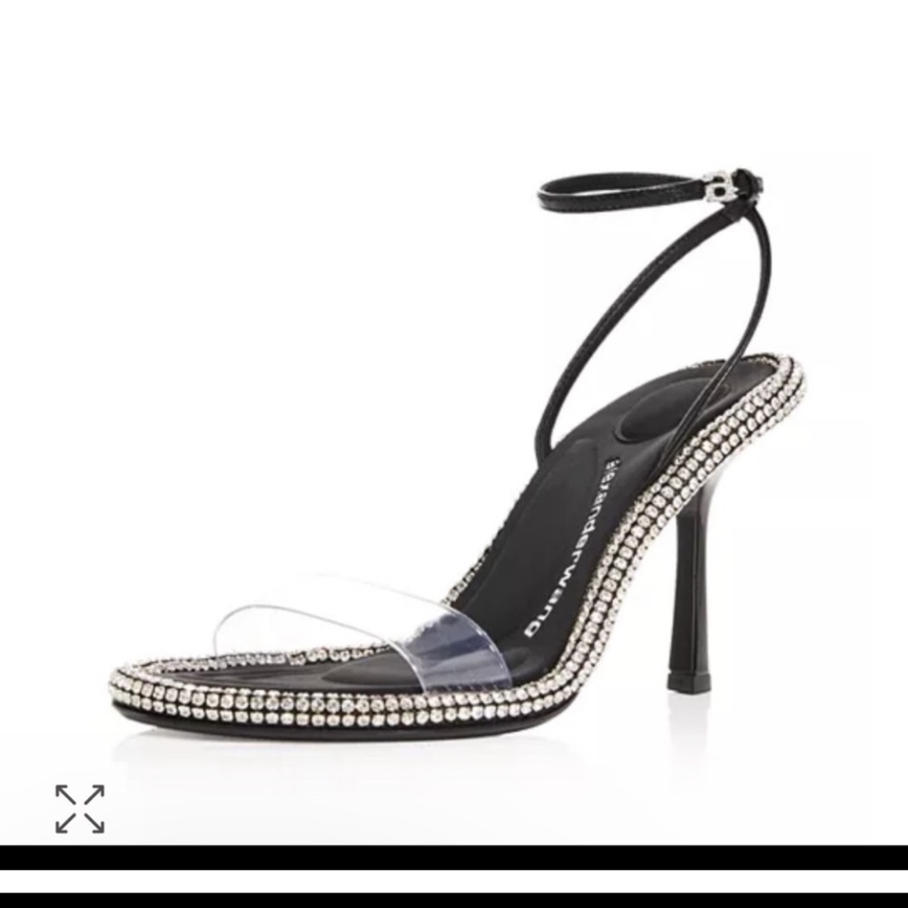 Alexander Wang Nima crystal heel sandals